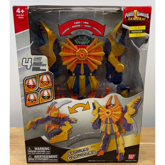 Power Rangers Samurai ClawZord Action Figure By Bandai #31577 - Picture 1 of 11